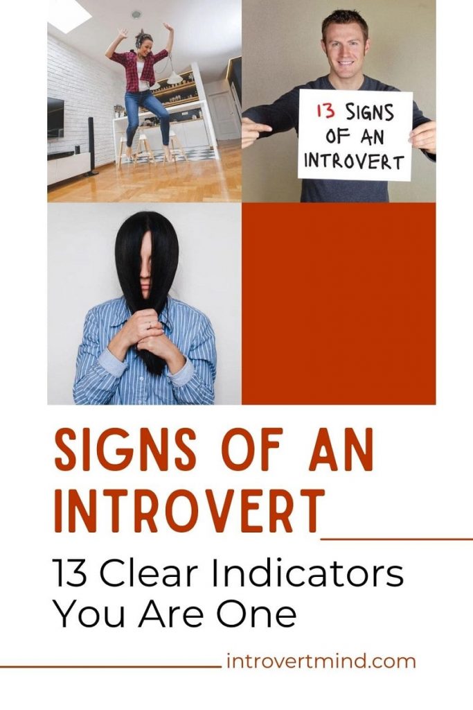 Signs Of An Introvert pin